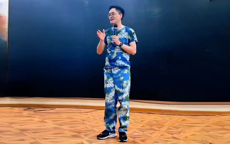 青岛中新华美总经理王东先生上台分享